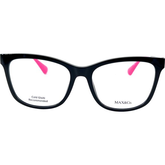 Max & Co MO5040 Womens Eyeglass Frame Shiny Black - Picture 1 of 5